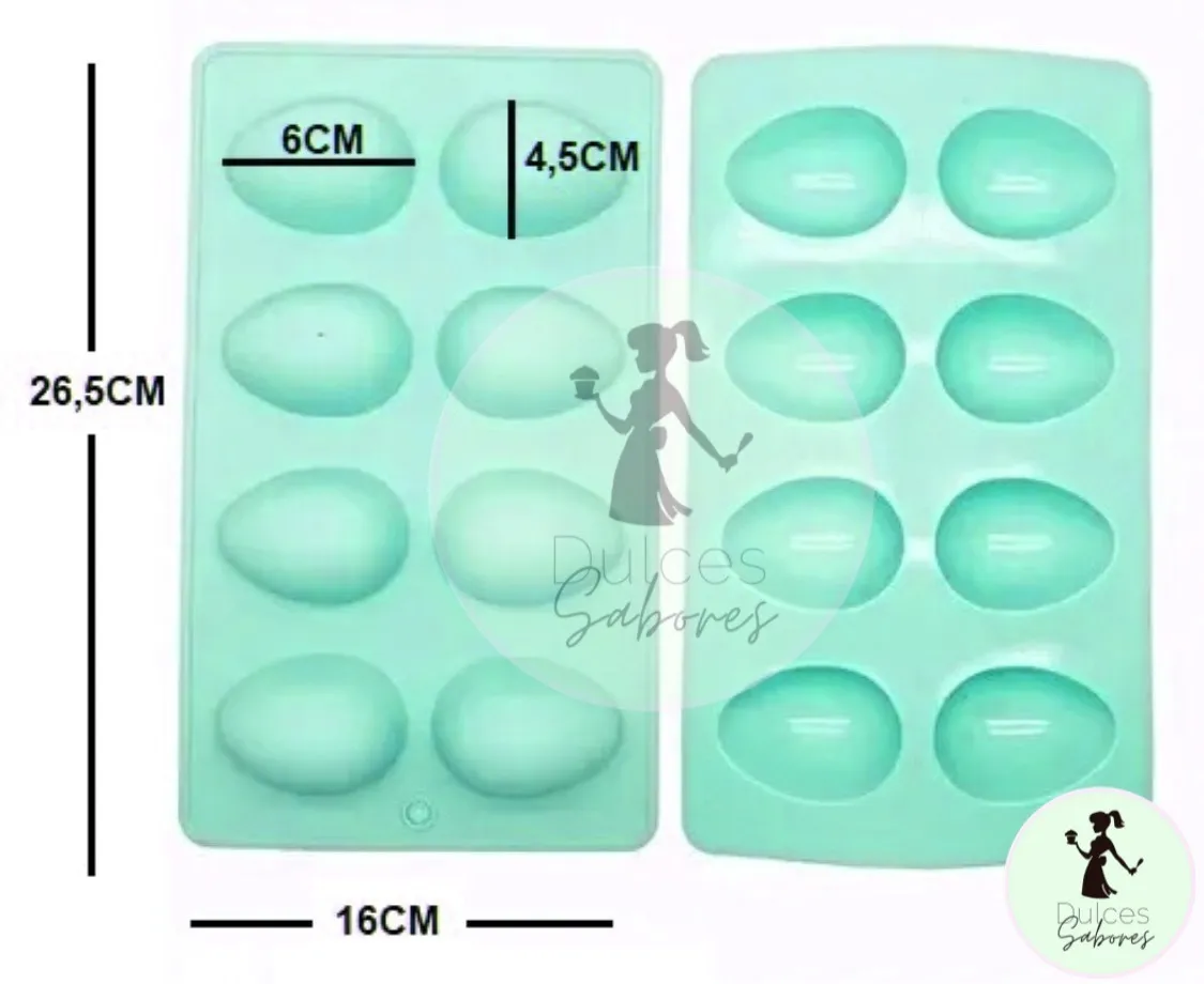 Moldes Silicona Pene X 8 Cavidades – Mundo Huevo